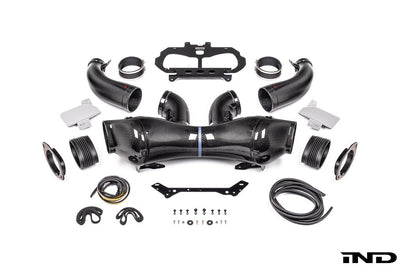 Eventuri Chevrolet Corvette C8 ZR1 Hard-Top Convertible Black Carbon Intake System — view 1 — YPG Motorsport
