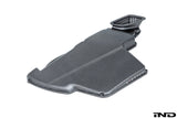 Eventuri BMW E9X M3 (S65) Black Carbon Airbox Lid Matte — view 1 — YPG Motorsport