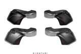 Eventuri BMW G8X M3 M4 Black Carbon Intake Scoop Set