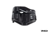 Eventuri G8X M2 M3 M4 S58 Black Carbon Engine Cover - White Background