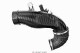 Eventuri Toyota GR Yaris/Corolla Carbon Turbo Inlet Tube — view 2 — YPG Motorsport