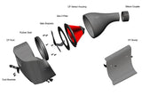 Eventuri Audi B9 S4/S5 Black Carbon Intake System — view 9 — YPG Motorsport