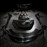YPG Longtail Aero Kit — studio shot carbon fiber panels McLaren 570S