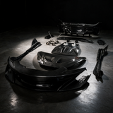 YPG Longtail Aero Kit McLaren 570S — studio black background dramatic lighting