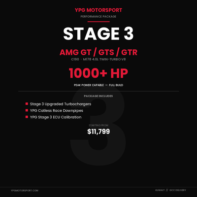 Mercedes-AMG GT GTS GTR Stage 3 Package 1000 HP YPG Motorsport