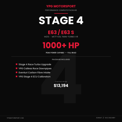 Mercedes-AMG E63 W213 Stage 4 Package 1000 HP YPG Motorsport