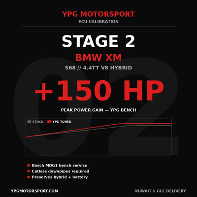 BMW XM Stage 2 ECU Tune S68 Hybrid MDG1 YPG Motorsport