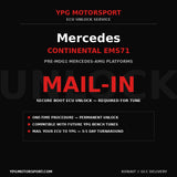 Mercedes Continental EMS71 ECU Unlock YPG Motorsport