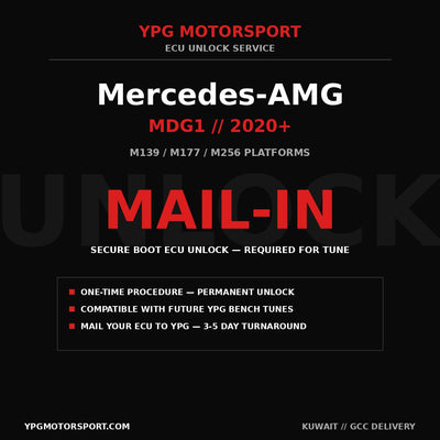 Mercedes-AMG Bosch MDG1 M139 M177 M256 ECU Unlock YPG Motorsport