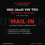 VAG Bosch MD1CS014 MD1CS064 ECU Unlock Audi VW TDI YPG Motorsport