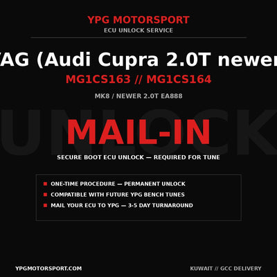 VAG Bosch MG1CS163 MG1CS164 ECU Unlock Audi Cupra 2.0T Newer YPG Motorsport