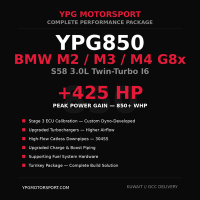 YPG850 BMW M2 M3 M4 G8x 850HP Complete Performance Package S58
