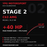 Mercedes-AMG C63 M156 Stage 2 ECU Tune +40 HP — YPG Motorsport