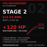 Mercedes-AMG CLS 63 M157 Stage 2 ECU Tune +120 HP — YPG Motorsport