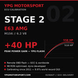 Mercedes-AMG E63 M156 Stage 2 ECU Tune +40 HP — YPG Motorsport