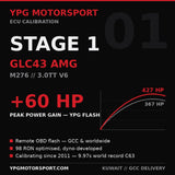 Mercedes-AMG GLC43 M276 Stage 1 ECU Tune +60 HP — YPG Motorsport