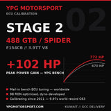 Ferrari 488 GTB Spider Stage 2 ECU Tune — YPG Motorsport