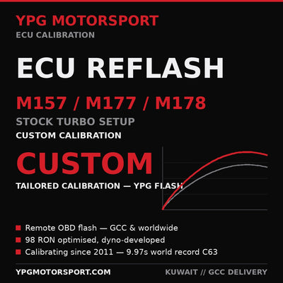 AMG M157 M177 M178 ECU Reflash stock turbo custom calibration — YPG Motorsport