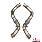 BMW M5 F90 Catless Downpipes + Midpipes